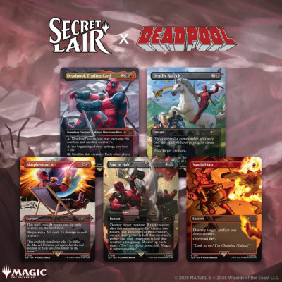 MTG Secret Lair - Marvel Deadpool - Inglés