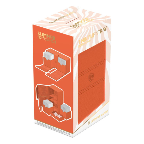 Twin Flip n Tray - Summer 2025 Edition PEACH - Ultimate Guard