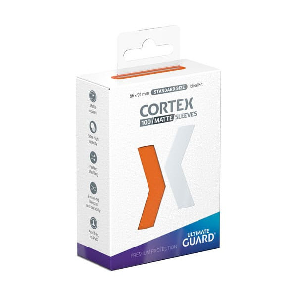 Fundas - 100 Cortex Matte Orange - Ultimate Guard