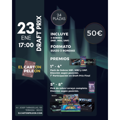 MTG Draft Prix Enero 26 - Chaos Draft