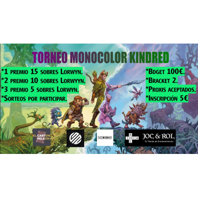 ZURGO'S ACADEMY - TORNEO ONLINE MONOCOLOR KINDRED