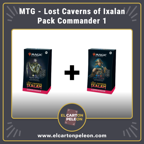 The Lost Caverns of Ixalan - Commander Pack 2 mazos Blood Rites y Ahoy Mateys