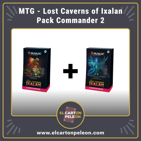 The Lost Caverns of Ixalan - Commander Pack 2 mazos Veloci-Ramp-Tor y Explorers of the Deep