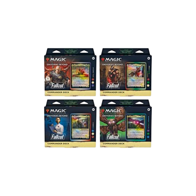 MTG Fallout - Commander Pack 4 Decks MTG Fallout - Commander Pack 4 Decks