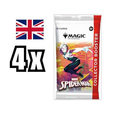 MTG Marvel's Spiderman - Pack de Collector Booster Inglés MTG Marvel's Spiderman - Pack de Collector Booster Inglés