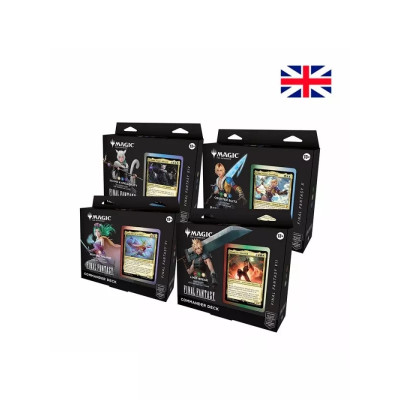 Magic: The Gathering - Final Fantasy - Commander Pack 4 mazos Magic: The Gathering - Final Fantasy - Commander Pack 4 mazos