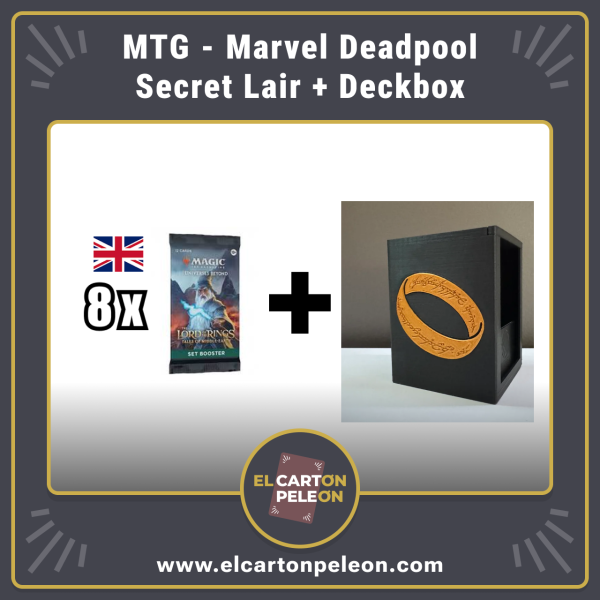 MTG El Señor de los anillos - Pack Sobres + Deckbox personalizada