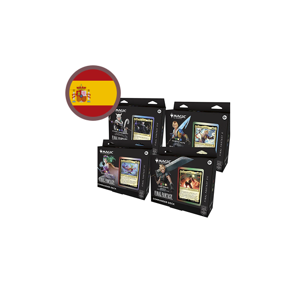 Final Fantasy - Commander Pack 4 mazos Español