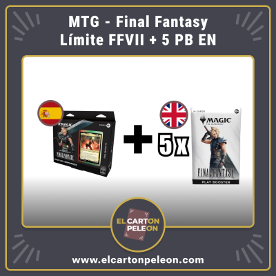 MTG Final Fantasy - Mazo Commander Límite Español + 5 Play Booster Inglés MTG Final Fantasy - Mazo Commander Límite Español + 5 Play Booster Inglés