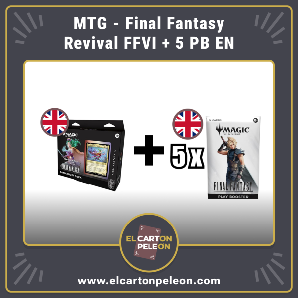 MTG Final Fantasy - Mazo Commander Revival Trance Inlgés + 5 Play Booster Inglés