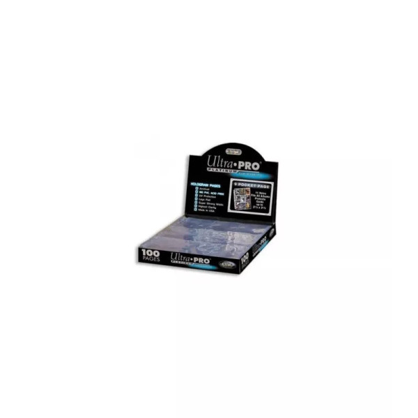 Hojas 9 bolsillos dobles Platinum Ultra Pro