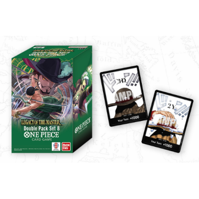 One PIece Card Game Double Pack 8 - Legacy of the Master One PIece Card Game Double Pack 8 - Legacy of the Master