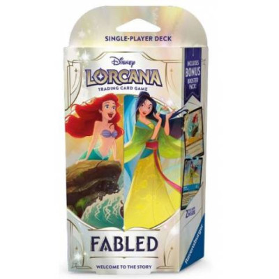 Lorcana Fabled - Mazo de inicio Ámbar Zafiro Lorcana Fabled - Mazo de inicio Ámbar Zafiro