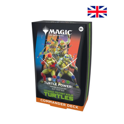 MTG Teenage Mutant Ninja Turtles - Precon Commander Turtle Power! Inglés