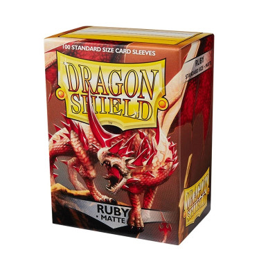 Dragon Shield ruby matte