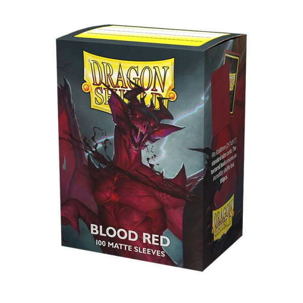 Dragon Shield blood red matte
