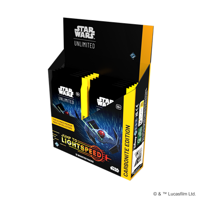 Salto a la Velocidad de la Luz - Caja de 12 Sobres Carbonite Edition Salto a la Velocidad de la Luz - Caja de 12 Sobres Carbonite Edition